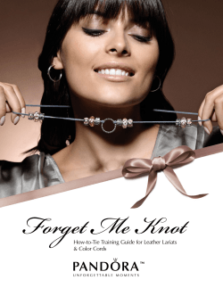 Forget Me Knot How-to-Tie Training Guide for Leather Lariats &amp; Color Cords