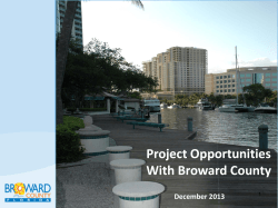 How To Do Business With Broward County Project Opportunities With Broward County