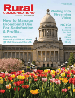 How to Manage Broadband Use For Satisfaction &amp; Profits