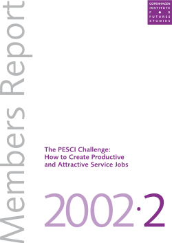 2002 2 Members Report The PESCI Challenge: