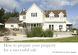How to prepare your property for a successful sale
