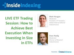 LIVE ETF Trading Session: How to Achieve Best Execution When
