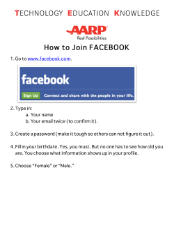 How to Join FACEBOOK