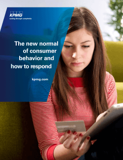 The new normal of consumer behavior and how to respond