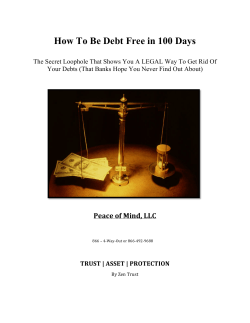 How To Be Debt Free in 100 Days