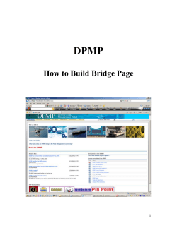 DPMP How to Build Bridge Page 1