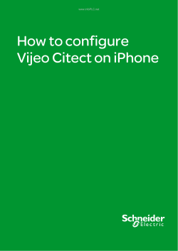 How to configure Vijeo Citect on iPhone  1