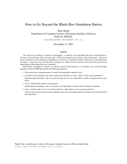 How to Go Beyond the Black-Box Simulation Barrier