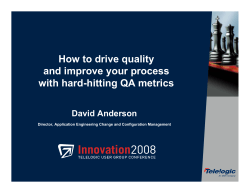 How to drive quality and improve your process with hard-hitting QA metrics