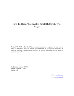 How To Build “Megavolt’s Small Buffered JTAG v1.2”