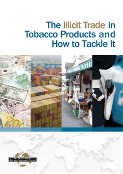 The in Tobacco Products and How to Tackle It