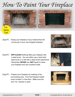 How To Paint Your Fireplace Step#1 - Step#2 - For