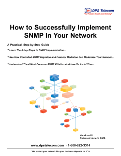 How to Successfully Implement SNMP In Your Network • A Practical, Step-by-Step Guide