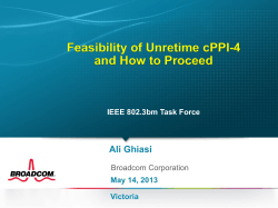 Feasibility of Unretime cPPI-4 and How to Proceed  Ali Ghiasi