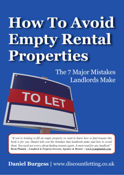How To Avoid Empty Rental How To Avoid Empty Rental Properties