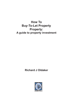 p b How To Buy-To-Let Property