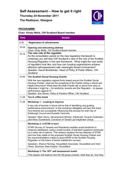 &ndash; How to get it right Self Assessment Thursday 24 November 2011
