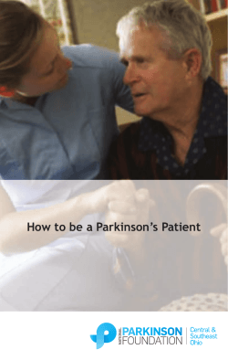 How to be a Parkinson’s Patient