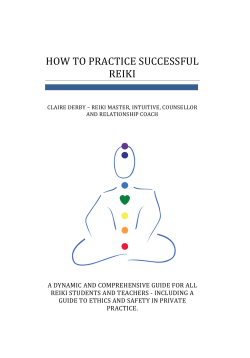 HOW TO PRACTICE SUCCESSFUL REIKI