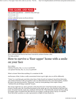 How to survive a ‘fixer upper’ home with a smile... and garden/architecture/how...