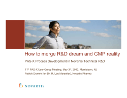 How to merge R&amp;D dream and GMP reality