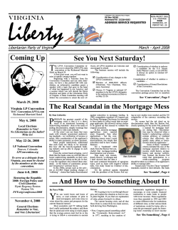 Liberty P The Real Scandal in the Mortgage Mess