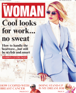 WOMAN Cool looks for work... no sweat