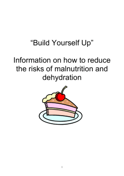 “Build Yourself Up” Information on how to reduce