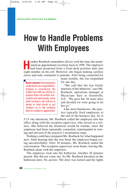 H How to Handle Problems With Employees