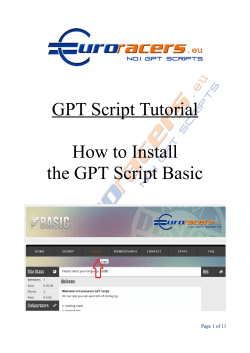 GPT Script Tutorial How to Install the GPT Script Basic
