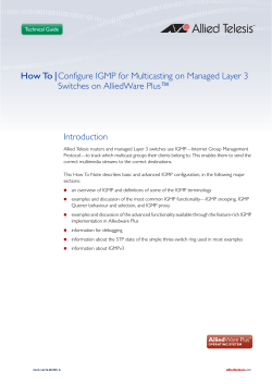 How To | Configure IGMP for Multicasting on Managed Layer 3 Introduction