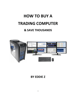 HOW TO BUY A TRADING COMPUTER &amp; SAVE THOUSANDS