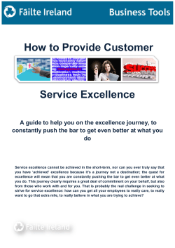 How to Provide Customer Service Excellence