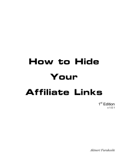 How to Hide Your Affiliate Links