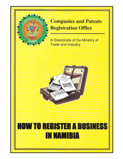 How to Register a Business in Namibia     1 