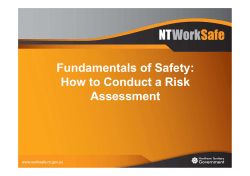 Fundamentals of Safety: How to Conduct a Risk Assessment