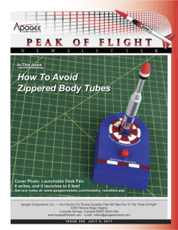 How To Avoid Zippered Body Tubes In This Issue