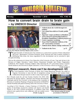 T How  to  convert  brain  drain ... –