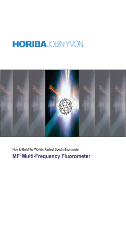 MF Multi-Frequency Fluorometer How to Build the World’s Fastest Spectrofluorometer
