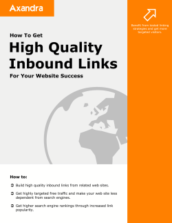 ü ö High Quality Inbound Links