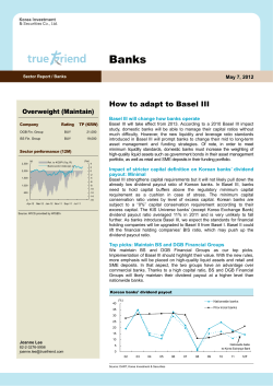 Banks  How to adapt to Basel III Overweight (Maintain)