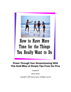 How to Have More Time for the Things