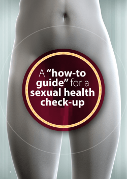 “how-to guide” sexual health check-up