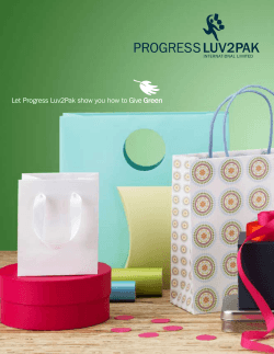 Let Progress Luv2Pak show you how to
