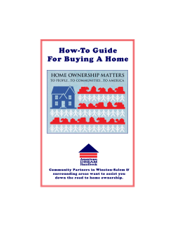 How-To Guide For Buying A Home