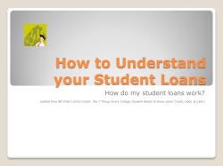 How to Understand your Student Loans How do my student loans work?