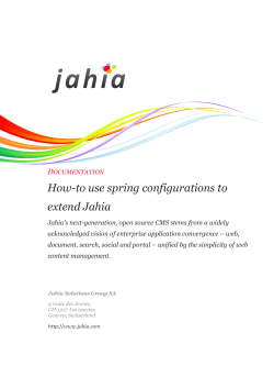 How-to use spring configurations to extend Jahia D
