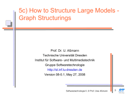 5c) How to Structure Large Models - Graph Structurings