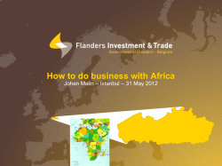 How to do business with Africa  Johan Malin