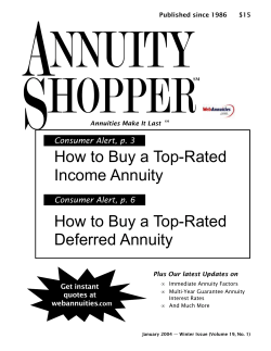 How to Buy a Top-Rated Income Annuity  Deferred Annuity